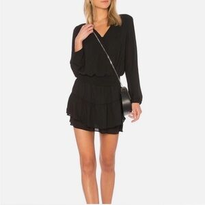 Elegant Black Long Sleeve Dress